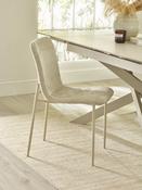Nora Upholstered Dining Chair (Set of 4) – Cream Chenille image