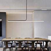 Minimalist Linear LED Pendant Light – Modern Dining &amp; Bar Ceiling Lamp with Remote Dimming image