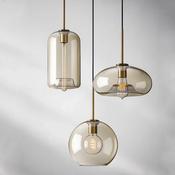Loft Style Glass Pendant Lights – Modern Industrial Hanging Fixtures for Kitchen &amp; Living Room image