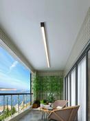 Modern Linear LED Ceiling Light – Custom Made Surface-Mounted Fixture image