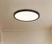 Retro Wave Pattern Ceiling Light – Minimalist Iron LED Fixture for Bedroom &amp; Study with Eye image