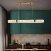 Modern Crystal Bar Pendant Light – Luxury LED Chandelier for Dining Room &amp; Kitchen image