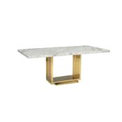 Modern Marble Stainless Steel Console Table – Custom Made Entryway Furniture image