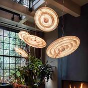 Custom Pendant Light – Luxury Nordic Glass Disc Pendant Ceiling Lamp image