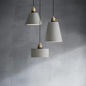 Nordic Retro Cement Pendant Light – Industrial Style Single Head Lamp for Café, Restaurant &amp; Hall image