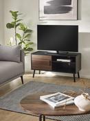 Trent Walnut and Black Small TV Stand image