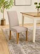 Valencia Upholstered Dining Chair (Set of 2) – Cream Chenille image