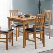 Coxmoor 120cm Oak Dining Table - 4 Seater Kitchen Table image