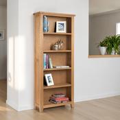 Astoria 190cm Oak Bookcase - Living Room Shelving image