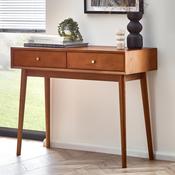 Lowry 100cm Ash Writing Desk - Storage Drawers image