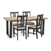 Hilton Dining Table and 4 Hilton Dining Chairs image