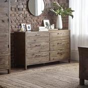 Heritage 6 Drawer Wide Chest of Drawers 160cm - Cashew image
