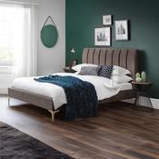 Deco Fabric Grey Bed Frame image