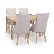 Cotswold Dining Table and 4 Loire Chairs image