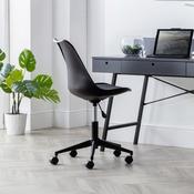 Erika Metal Adjustable Gaming Office Chair - Black image