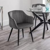 Hobart Set of 2 Dining Chairs - Grey image