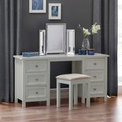 Maine Dressing Table 145cm - Dove Grey