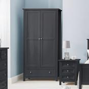 Maine 2 Door Combination Wardrobe 97cm - Anthracite image