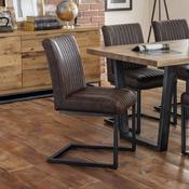 Brooklyn Set of 2 Dining Chairs - Brown image
