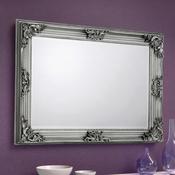 Rococo 110cm Wall Mirror - Pewter Frame image