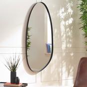 Rushmore 58cm Organic Shaped Wall Mirror - Black Frame image