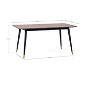 Findlay Rectangular Dining Table and 4 Hadid Chairs image