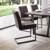 Brooklyn Set of 2 Dining Chairs - Charcoal grey image