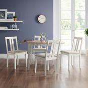 Rufford 4 Seater Dining Set - Ivory / Natural Table and Chairs image