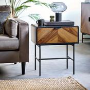 Alvin 56cm Painted Side Table - Living Room Accent Table image
