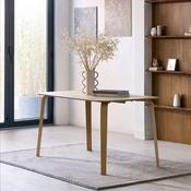 Kaito 140cm Oak veneer Dining Table - Kitchen Dining Table image