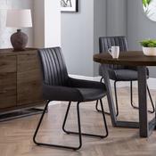 Soho Set of 2 Dining Chairs - Antique Black image