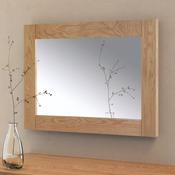 Marlborough 100cm Wall Mirror - Waxed Oak Frame image