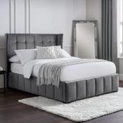 Gatsby Fabric Grey Bed Frame image