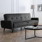 Monza Dark Grey Velvet Sofa - 2 and 3 Seater Options image