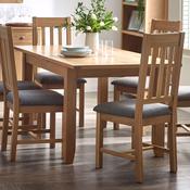 Mallory 180cm Oak Dining Table - 6 Seater Kitchen Table image