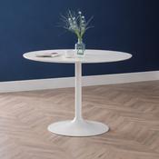 Blanco 100cm White Dining Table - 4 Seater Kitchen Table image