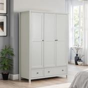 Maine 3 Door Combination Wardrobe 140.5cm - Dove Grey image