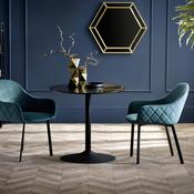Dining 2 Seater Dining Set - Black Table and Chairs image