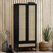 Padstow Wardrobe 80cm - Black image