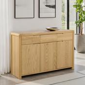 Curve 130cm Oak Sideboard - Dining Room Storage image