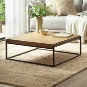 Ezra 80cm Melamine Coffee Table - Living Room Table image