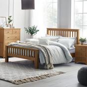 Mallory High Footend Natural Oak Bed Frame image