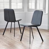 Goya Set of 2 Dining Chairs - Black image