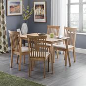 Boden 4 Seater Dining Set - Oak Table and Ibsen Chairs image