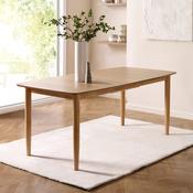 Theia 219cm Natural / Viola Oak Dining Table - 6 Seater Kitchen Table image