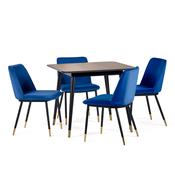 Findlay Square Dining Table and 4 Delaunay Chairs image