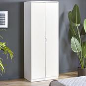 Manhattan 2 Door Wardrobe 74cm - White High Gloss image