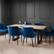 Berwick Rectangular Dining Table and 6 Luxe Chairs image