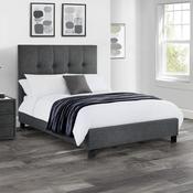 Sorrento Fabric Grey Linen Bed Frame image