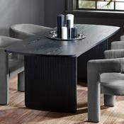 Louis 220cm Ash Veneer Dining Table - 6 Seater Kitchen Table image